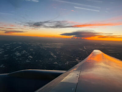 Airplane-Sunset-Florida