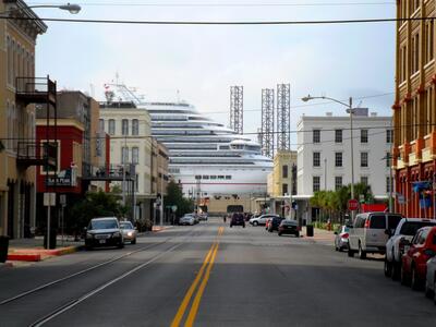 Carnival-Cruise-Ship-Docked-Galveston
