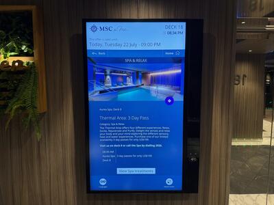 MSC thermal suite price