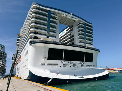 MSC-World-America-Docked-Dominican-Republic