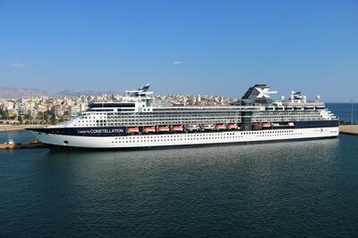 Celebrity-Constellation-Docked-Greece
