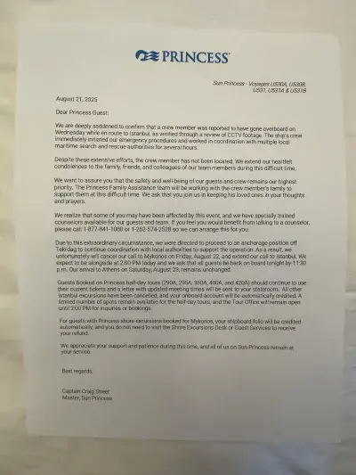 Sun-Princess-Overboard-Letter