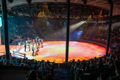 ice skating show on Star of the Seas