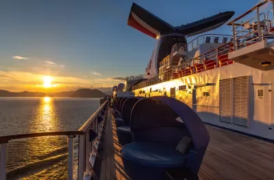 Carnival Funnel Sunset