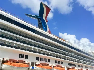 Carnival Ship Docked in Nassau