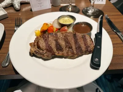 Carnival Vista Dining Room Food, Steak