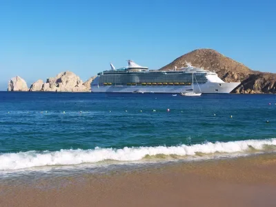 Cruise ship in Cabo