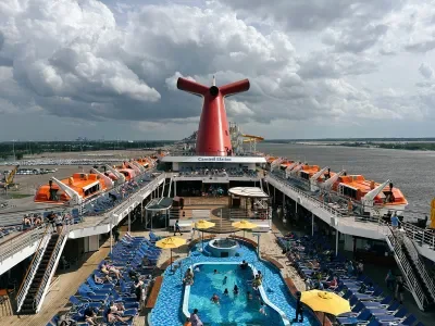 Carnival Elation docked in Jacksonville