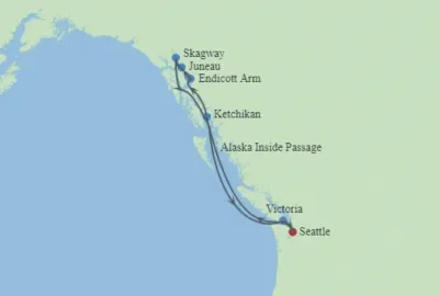 Roundtrip Alaska Itinerary Example