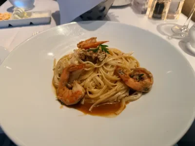 Shrimp scampi celebrity dining room