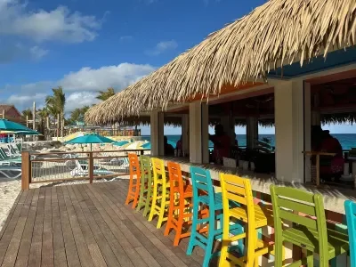 Beach bar at the Royal Beach Club Paradise Island