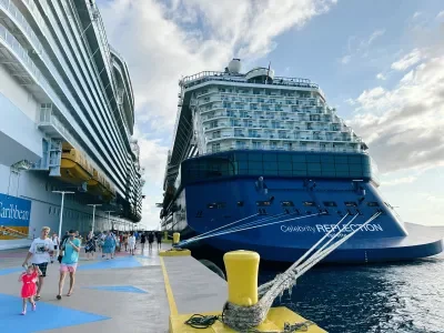 Celebrity Reflection Docked CocoCay