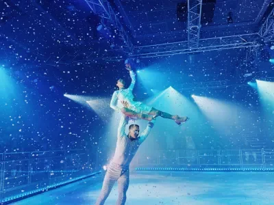 Ice skating