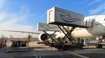 Emirates Airplane, Dubai Airport
