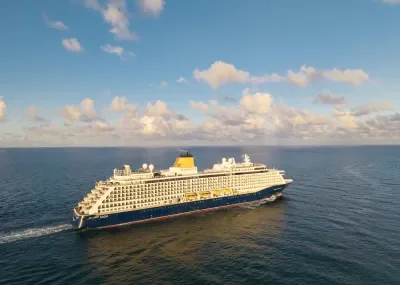 Saga Cruises Ship, Aerial
