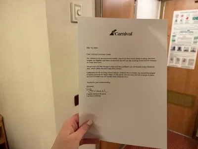 Tracy Arm Fjord Cancellation Letter