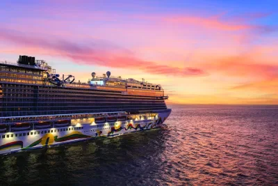 Norwegian Encore at Sea