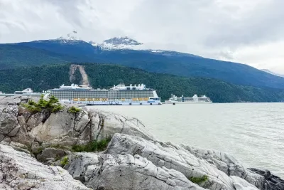 Anthem of the Seas docked in Skagway
