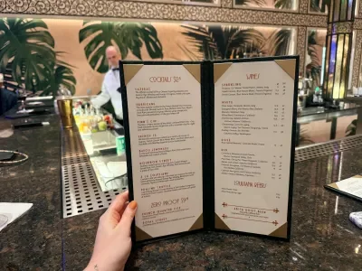 Brass Magnolia Bar Menu