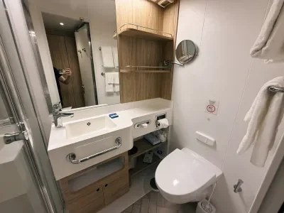 Carnival Mardi Gras Inside Cabin, Bathroom