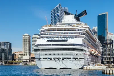 Carnival Splendor docked in Sydney