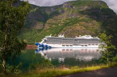 Enchanted Princess docked in Norway