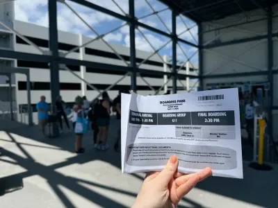 Carnival Boarding Pass