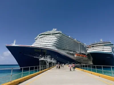 Carnival Mardi Gras docked in Grand Turk