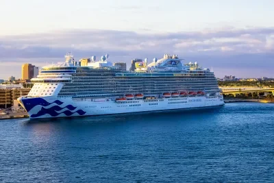 Sky Princess docked in Port Everglades