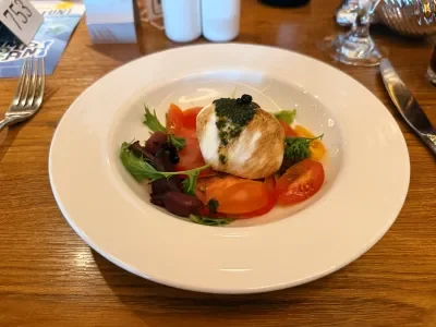 Tomatoes and burrata