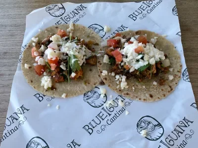 BlueIguana Cantina tacos