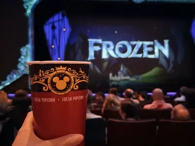 Disney cruise theater popcorn