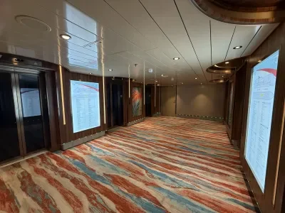 Mardi Gras Elevator Bank