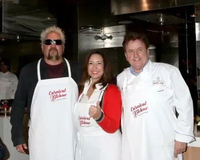 Christine Duffy with Fieri and Rudi