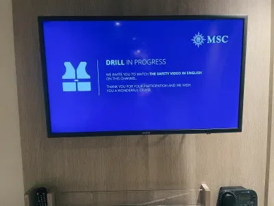 MSC Muster Drill