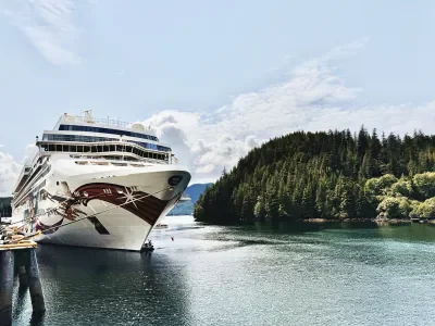 NCL Jewel docked in Alaska