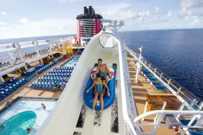 Disney ship at sea