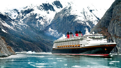Disney Wonder sailing in Alaska