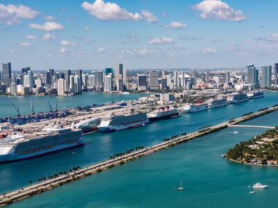 Cruise ships in PortMiami