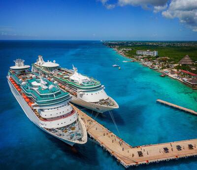 Adventure of the Seas - Shopping In The Cozumel Cruise Terminal