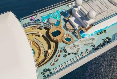 Rendering of The Reef onboard Caribbean Princess, scheduled to debut in June 2019.
