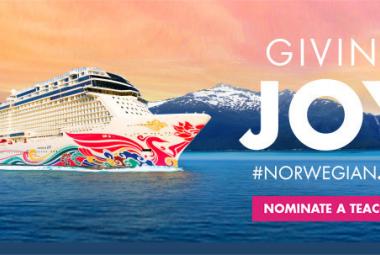 Norwegian Cruise Line Launches Giving Joy Campaign to Reward Educators