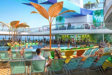 dyssey of the Seas will be the first Quantum Ultra Class ship to feature two open-air, resort-style pools.