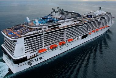 MSC ship aerial