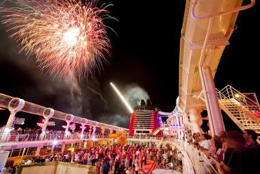Fireworks at sea - only available on Disney Cruise Line