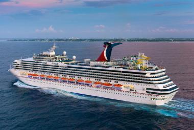 Carnival Sunshine aerial
