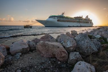 Grandeur of the Seas in Curacao
