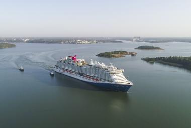 Carnival Mardi Gras sea trials