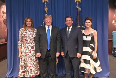 President Trump and Florida Governor Ron DeSantis