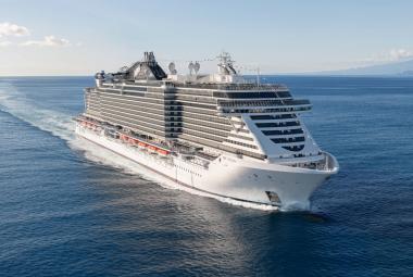 MSC Seaside at sea